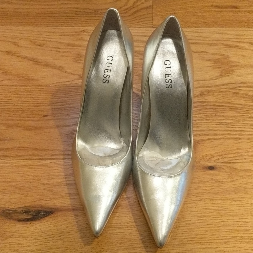 Guess Silver Stilettos